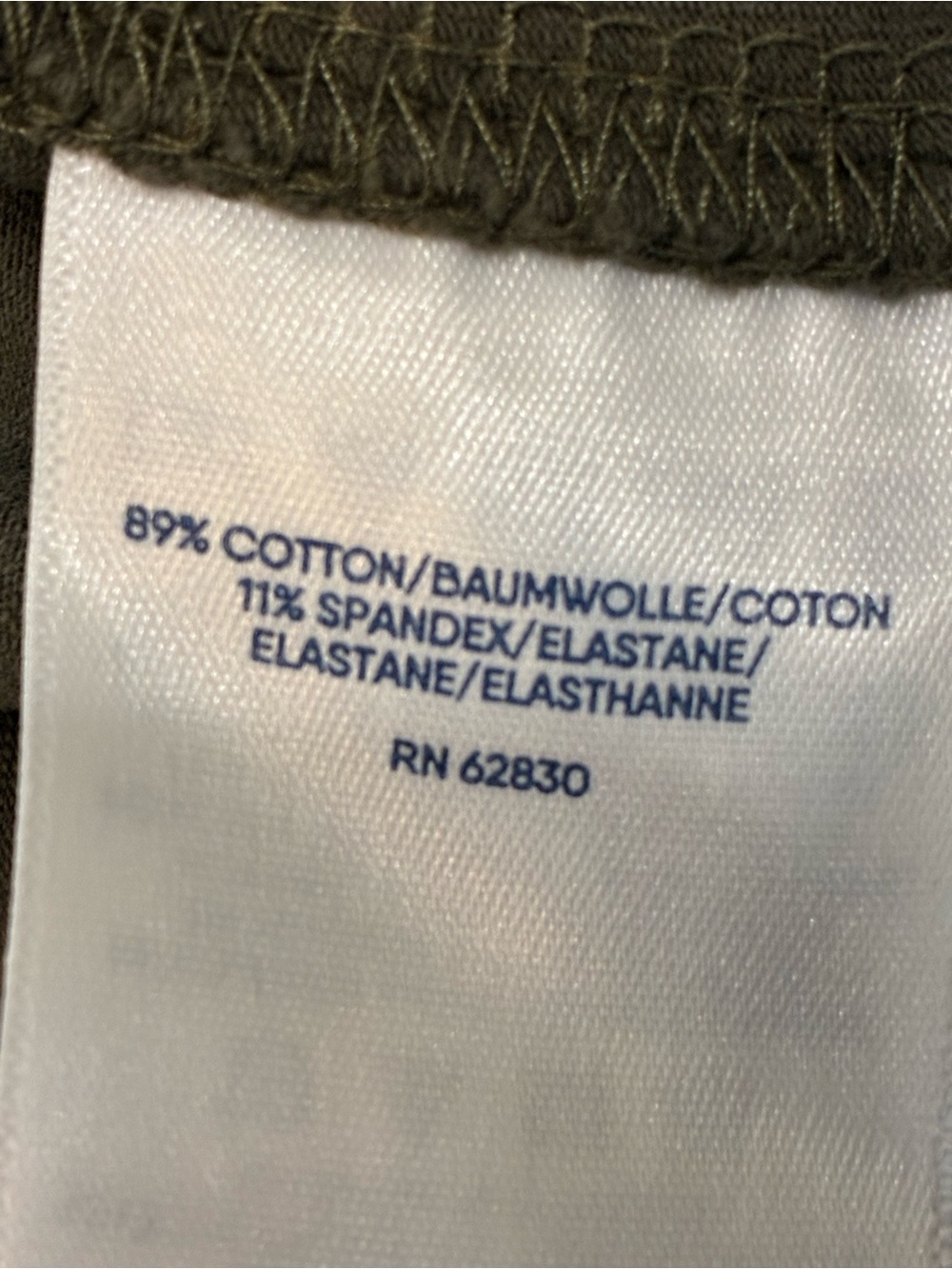 Lands’ End Starfish Pull‑On Cargo Shorts (Large) Olive Green Like New - Picture 9 of 12